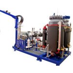 máquina de formação de espuma de alta pressão do cyclopentane, máquina de enchimento da espuma do plutônio 32kw