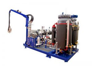 máquina de formação de espuma de alta pressão do cyclopentane, máquina de enchimento da espuma do plutônio 32kw