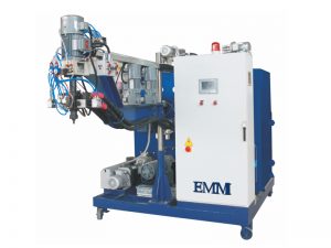 EMM106 máquina de fundição de elastômero pu para rodas de poliuretano