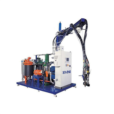Máquina de poliuretano de três componentes para derramar resina PU Tdi Mdi Ptmeg Moca Bdo pré-polímero E300 Máquina de elastômero PU
